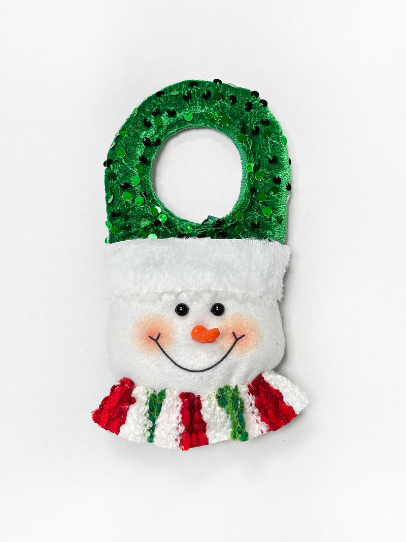 Navidad - Decoración de peluche para puertas 6"x4" (estilo a escoger)