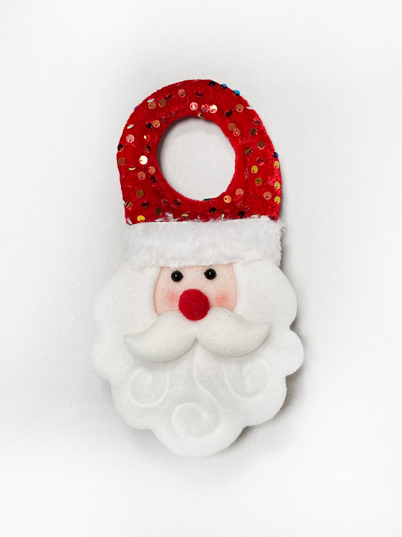 Navidad - Decoración de peluche para puertas 6"x4" (estilo a escoger)