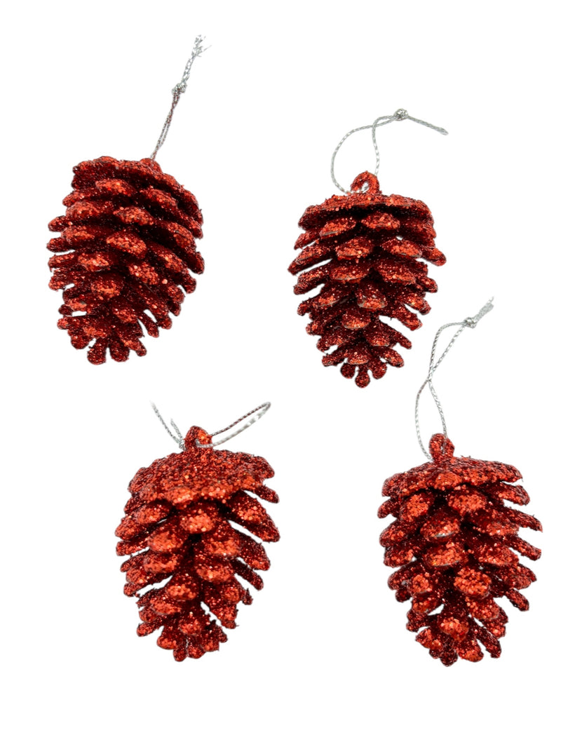 Navidad - Paquete de ornamento semilla de pino (estilos a escoger)