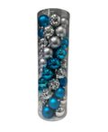 Navidad - 50 PC esferas 3" variante plata (colores a escoger)