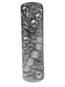 Navidad - 50 PC esferas 3" variante plata (colores a escoger)m