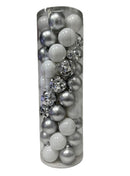 Navidad - 50 PC esferas 3" variante plata (colores a escoger)m