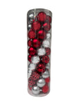 Navidad - 50 PC esferas 3" variante rojo (colores a escoger)