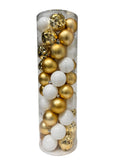 Navidad - 50 PC esferas 3" variante dorado (colores a escoger)