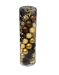 Navidad - 50 PC esferas 3" variante dorado (colores a escoger)