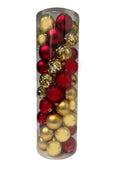 Navidad - 50 PC esferas 3" variante dorado (colores a escoger)
