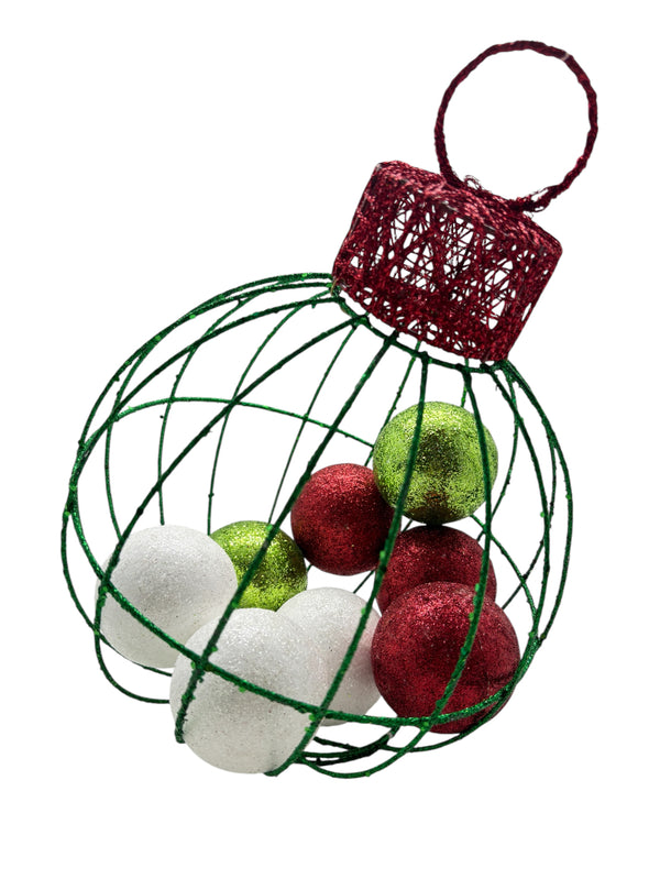 Navidad - Decoración de 20cm esfera rellena