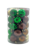 Navidad - 34 PC esferas 3" (color a escoger)
