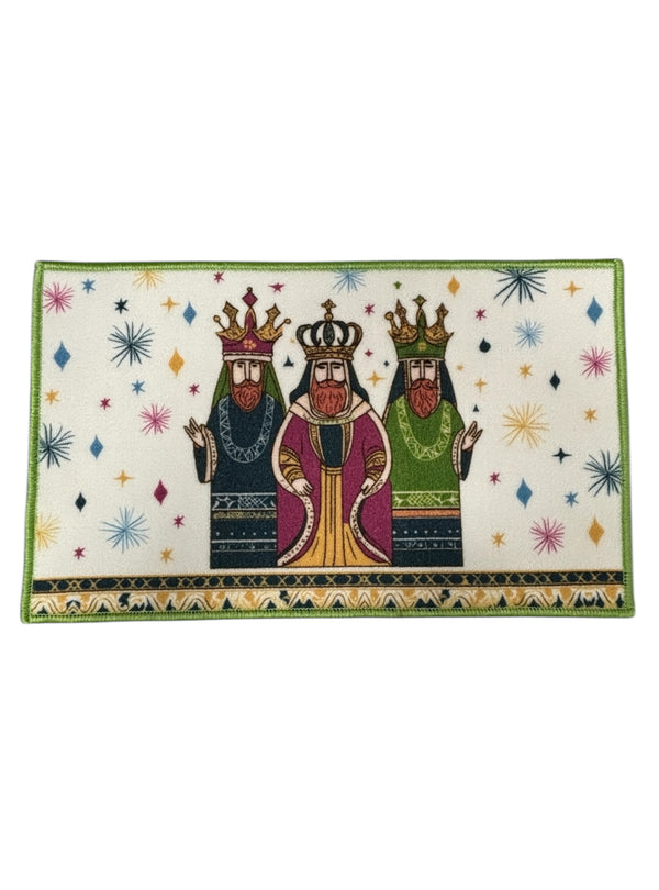 Navidad - Alfombra 17"x28" diseños impresos de navidad.