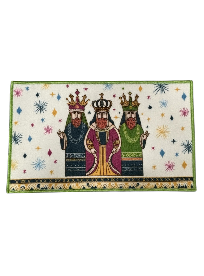 Navidad - Alfombra 17"x28" diseños impresos de navidad.
