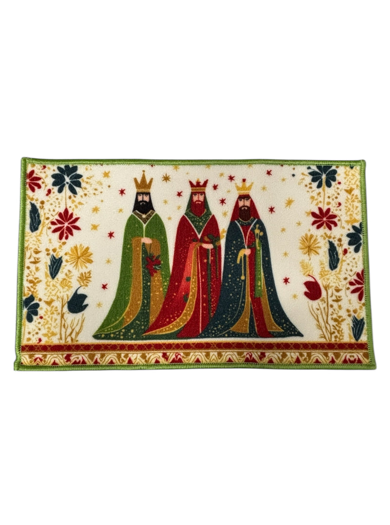 Navidad - Alfombra 17"x28" diseños impresos de navidad.
