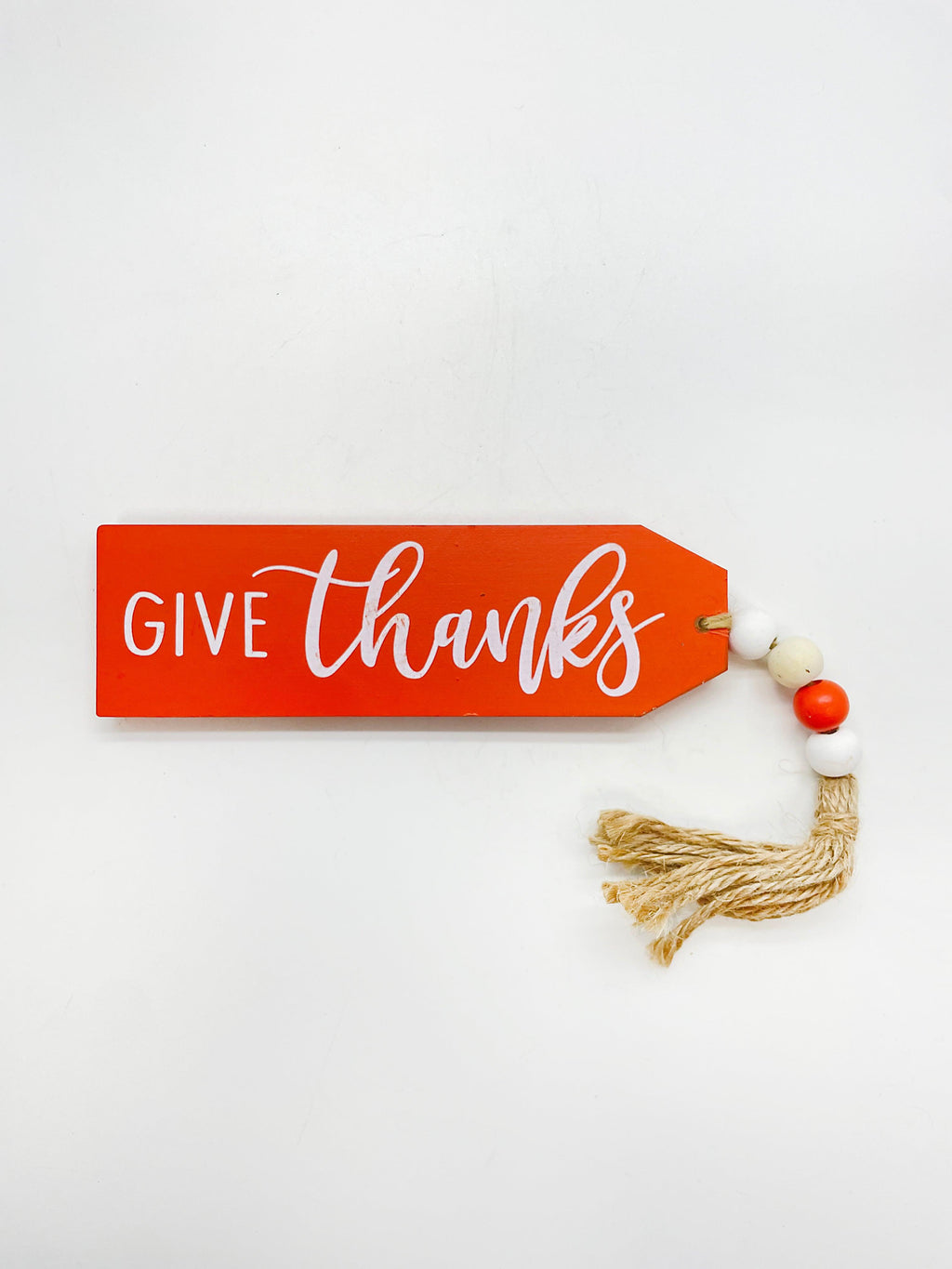 Otoño - Wood Harvest Tag Table Decor 3 Estilos | 7.1" x 2.2"