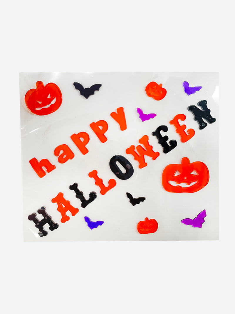 Halloween- Decoración pegatinas de Halloween (Frases a escoger)