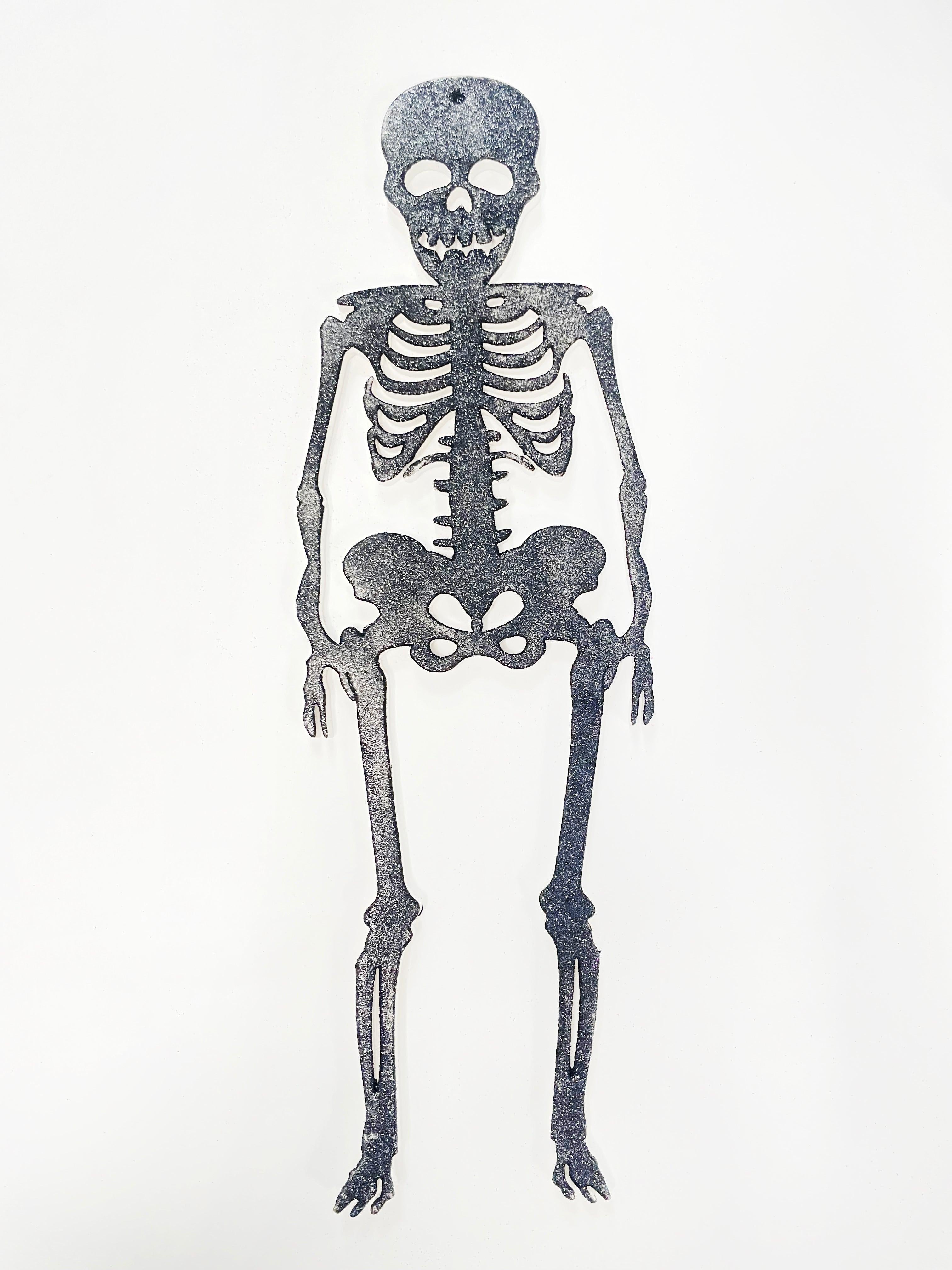 Halloween- Esqueleto decorativo con brillo