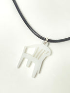 Artesanía de Puerto Rico-  Collar souvenir silla