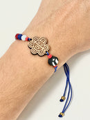 Artesanía de Puerto Rico-  Pulsera ajustable PR souvenirs