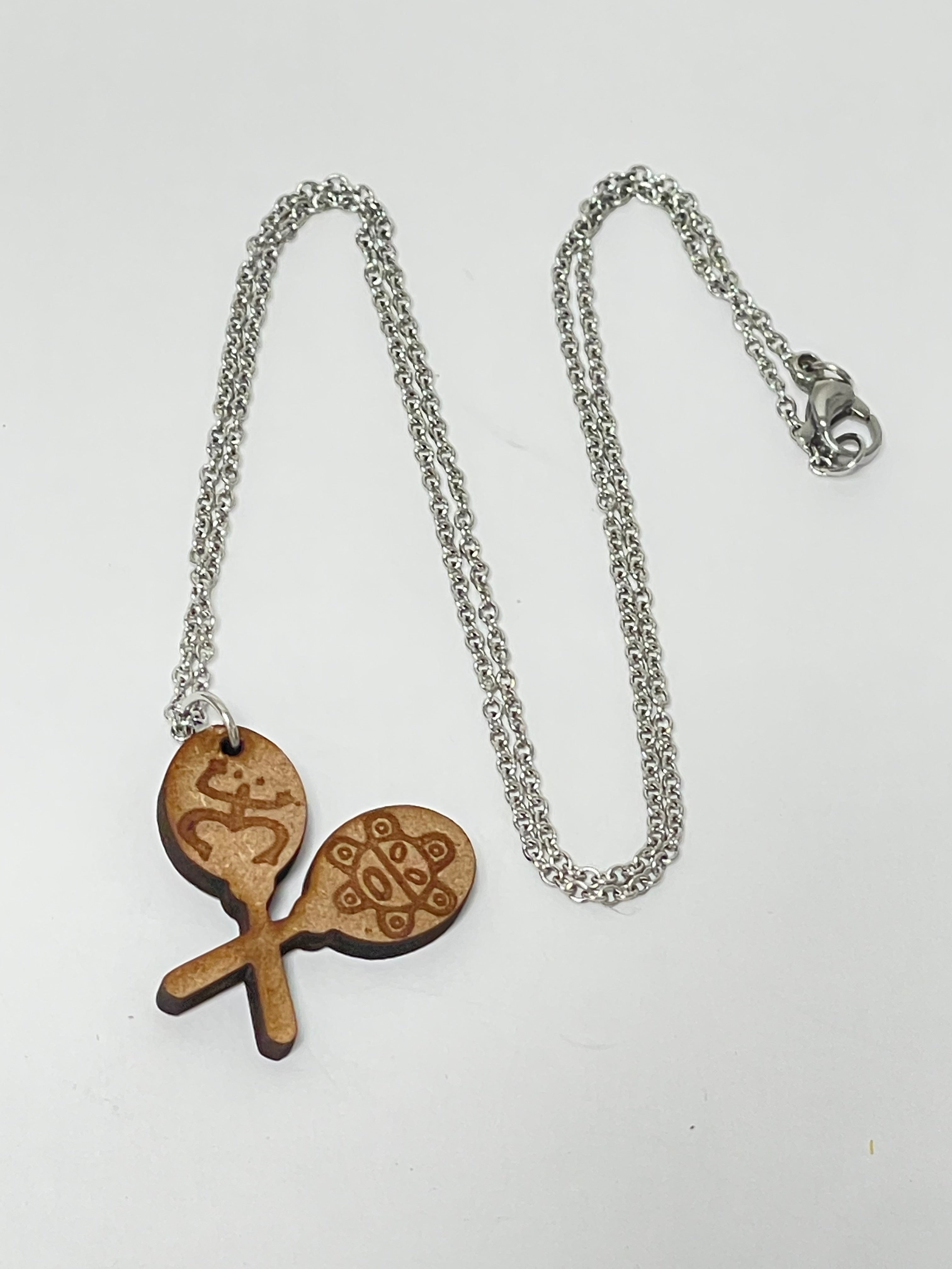 Artesanía de Puerto Rico-  Collar PR souvenir 10.5" (estilos a escoger)