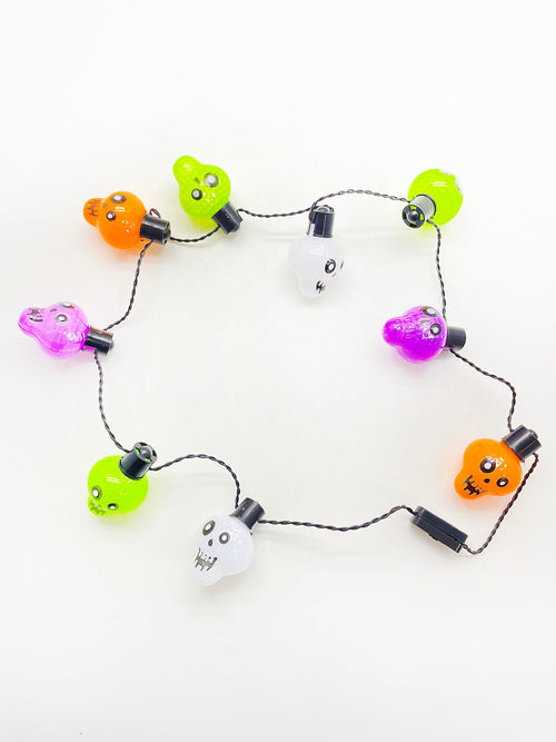Halloween - LED skull necklace