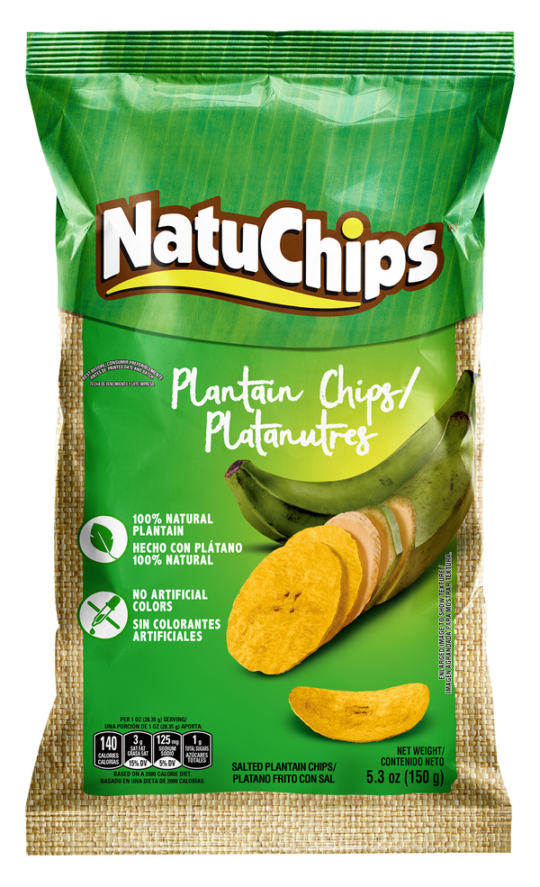 Frito Lay Natuchips Platanutres 5.3oz