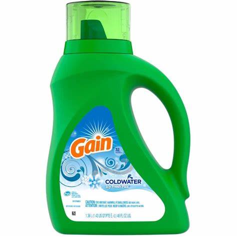 Gain Cold Water Detergent 46fl.oz - Icy Fresh Fizz Scent