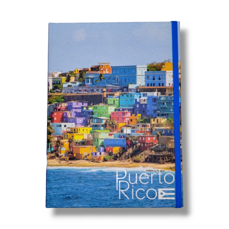 Cada libreta está diseñada con imágenes y diseños únicos de Puerto Rico que te harán revivir tus recuerdos más preciados. 