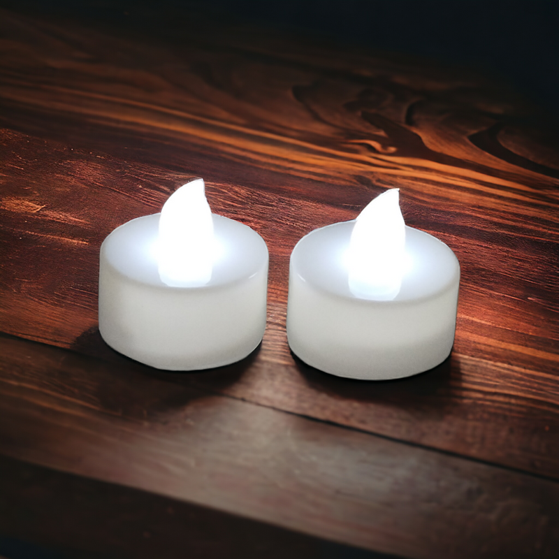 Ideal Home - Tealights LED Luz Blanca 2 pack