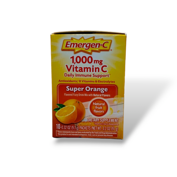 Emergen-C (1,000mg) Vitamin C Daily Immune Support (Super Orange)