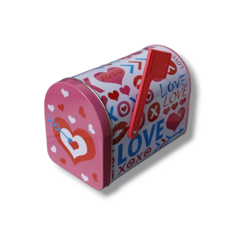 Valentine's Day - Small Tin Mailbox
