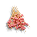 Valentine's Day - Bamboo Heart Sticks