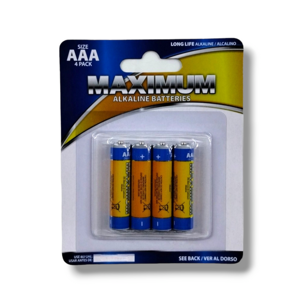Maximum - Baterías Alkalinas (Varios Tamaños)