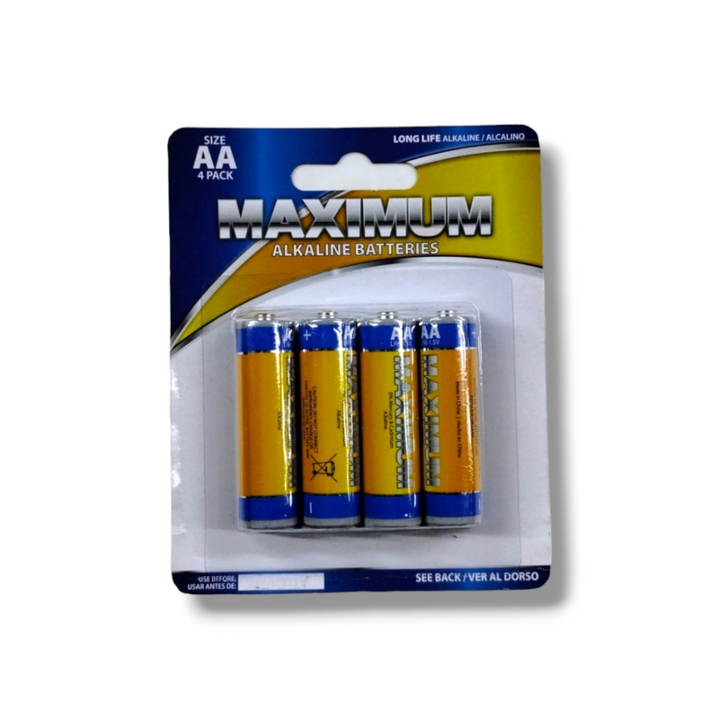 Maximum - Baterías Alkalinas (Varios Tamaños)