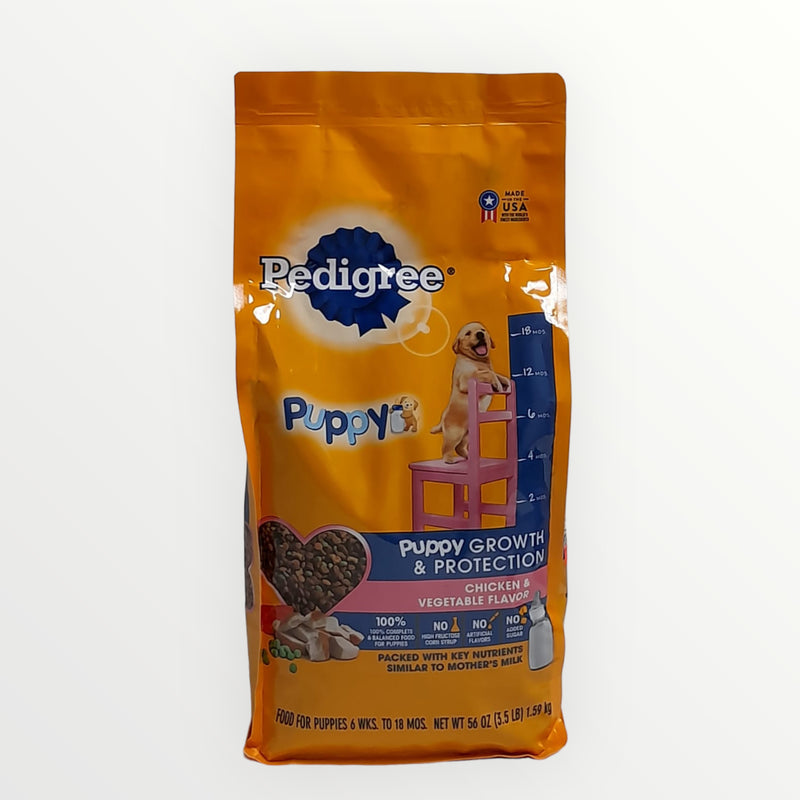 PEDIGREE PUPPY - Puppy Growth & Protection 3.5lb (Chicken & Vegetable Flavor)