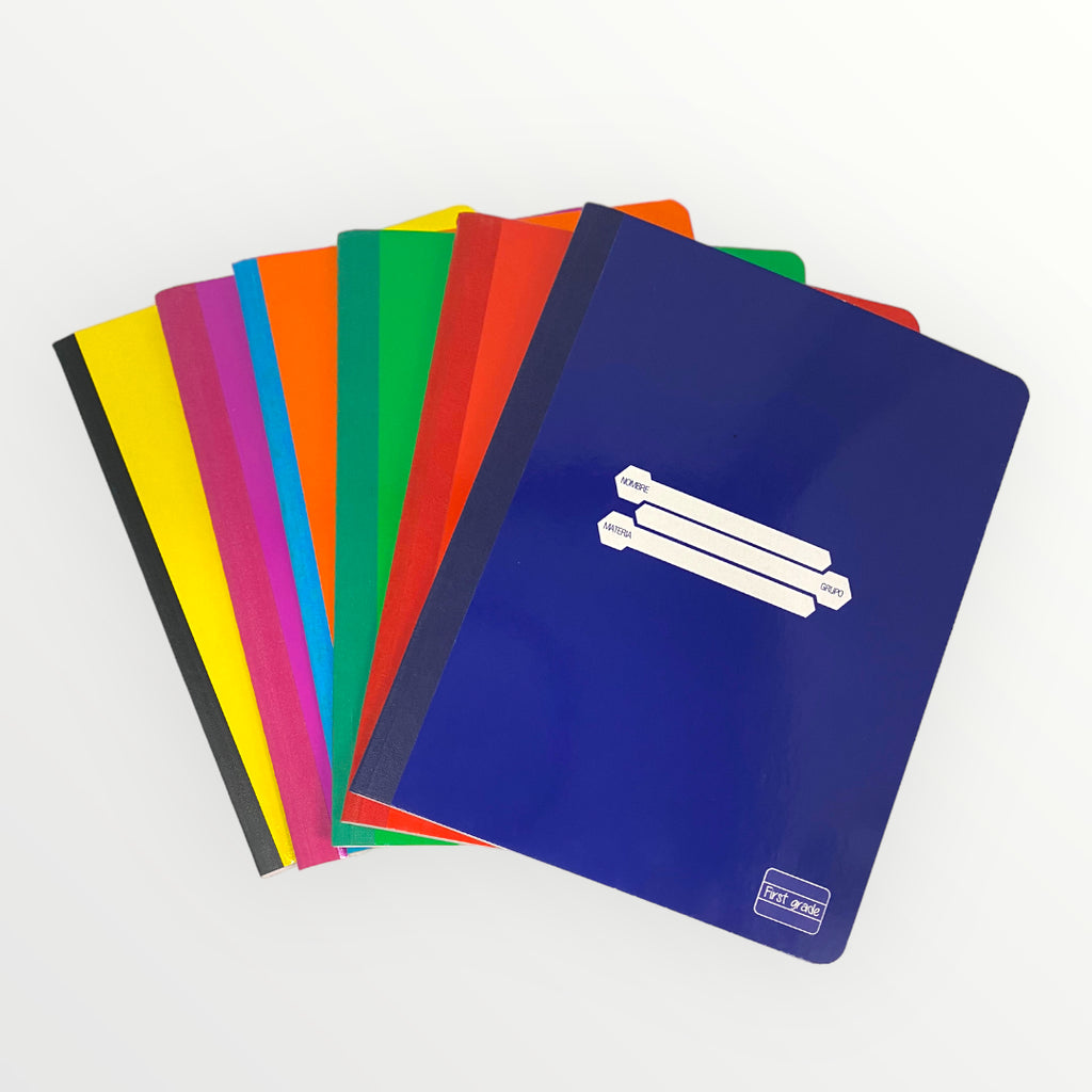 Libretas Escolares Grandes En Colores - FIRST GRADE