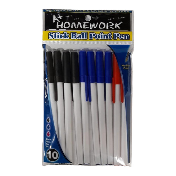 A+ Homework - Stick Ball Point Pen