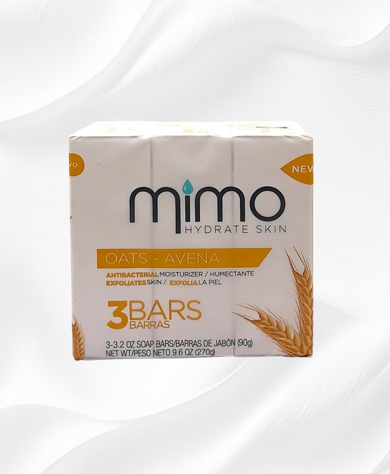 Jabón Mimo Antibacterial - Avena 3 Barras/9.6oz