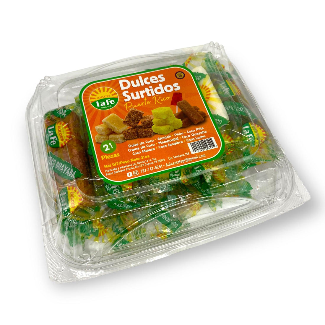 Dulces La Fe - Typical Sweets Assorted Bowl 21oz