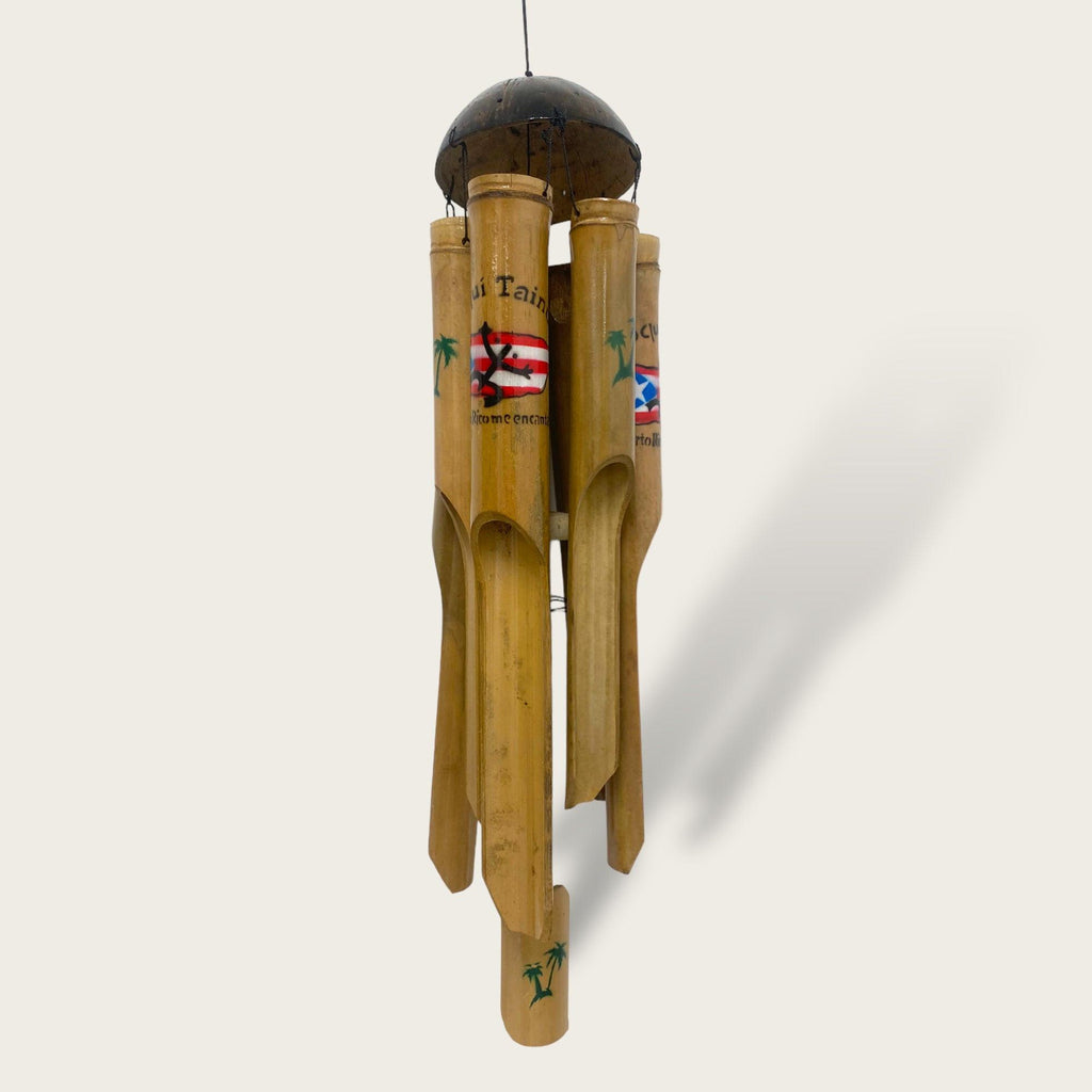 Souvenirs de Puerto Rico - Sonajeros de Bambú y Coco (Wind Chimes)