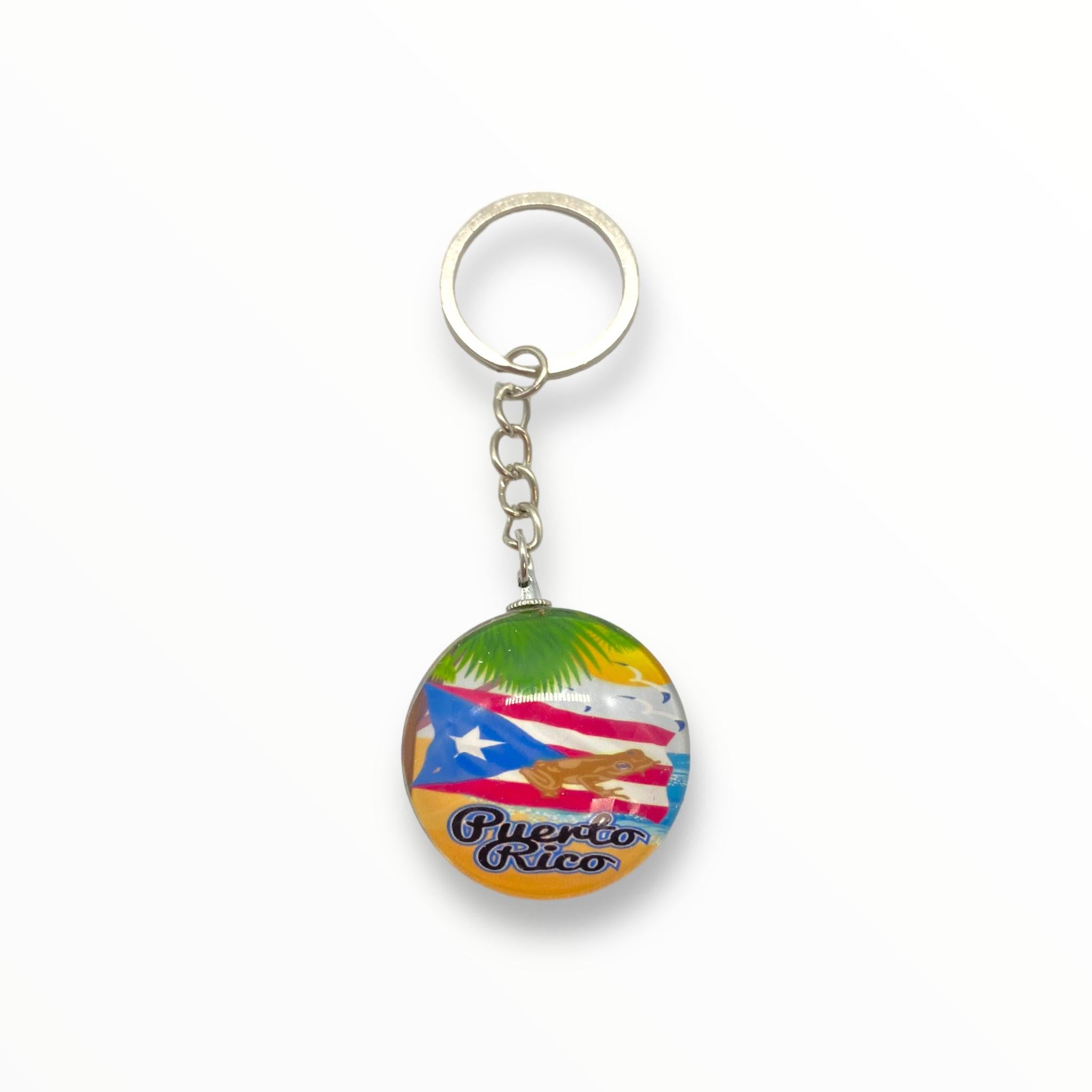 Souvenirs de Puerto Rico - Llaveros Redondos (Variedad)