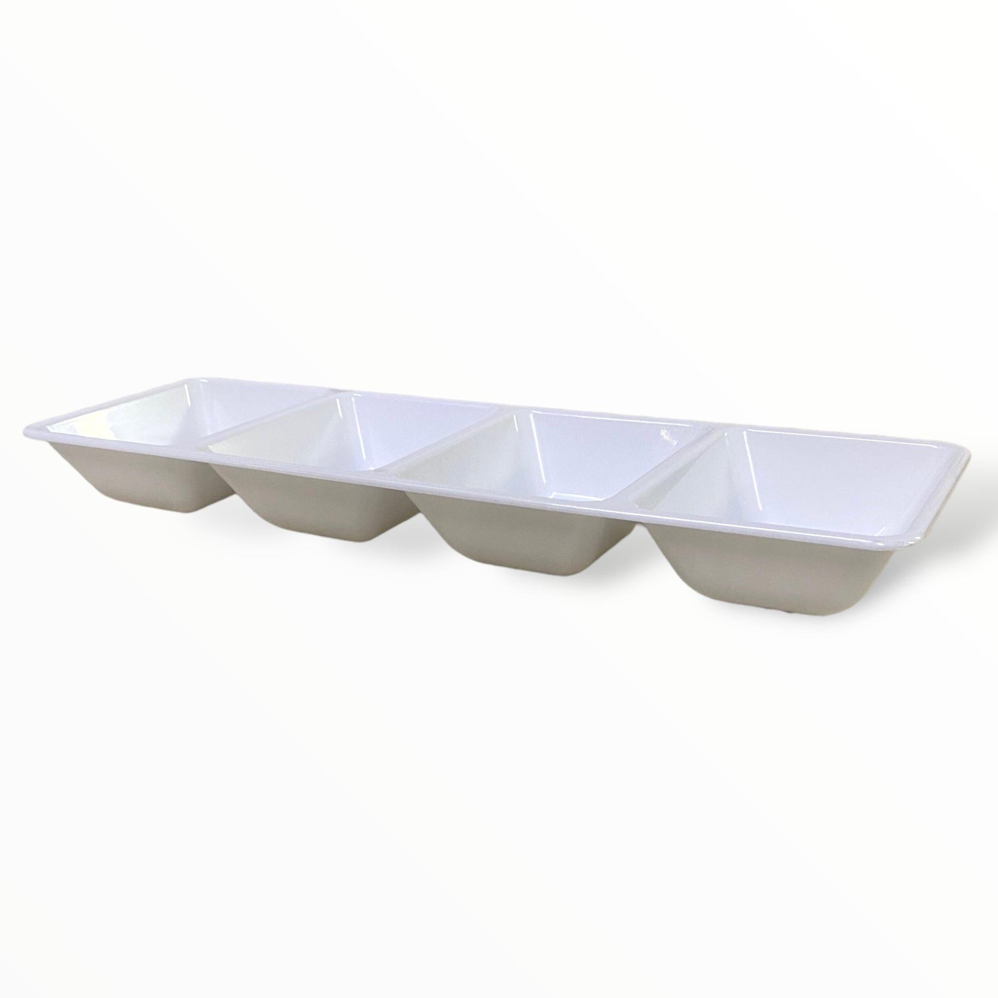 Plastique - Bandeja Plástica de 4 Compartimientos (4oz / 1pc)