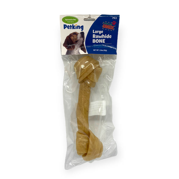 PetKing - Hueso de Cuero Crudo LARGE 2.0oz