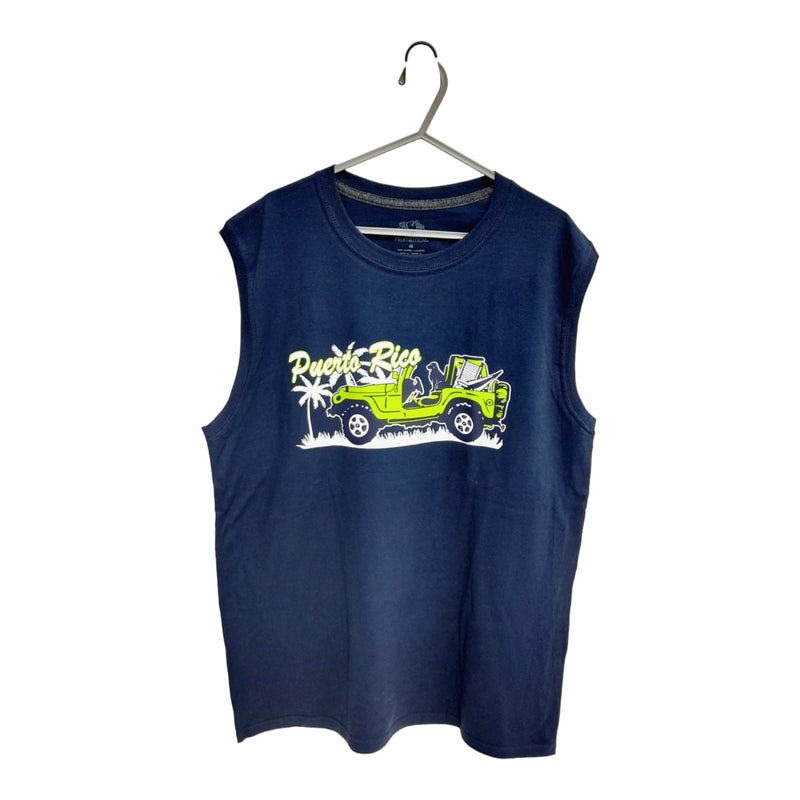 Souvenir de Puerto Rico - Sleeveless Shirts (Blue)