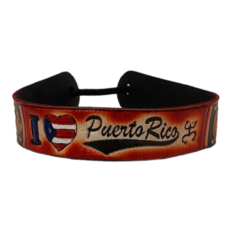 Souvenir de PR - Pulsera de Cuero (Small)