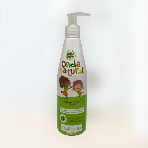 Onda Natural - Shampoo de Aloe Vera para Cabello Afro o Rizado ¡ESPECIAL PARA NIÑOS!