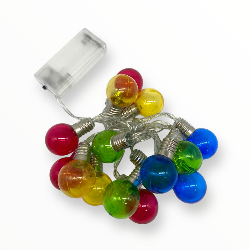 15 LED Multi Ball Light Chain / Warm White