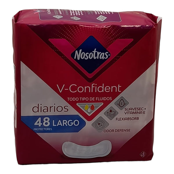 Nosotras 48 Pads Largo V-CONFIDENT