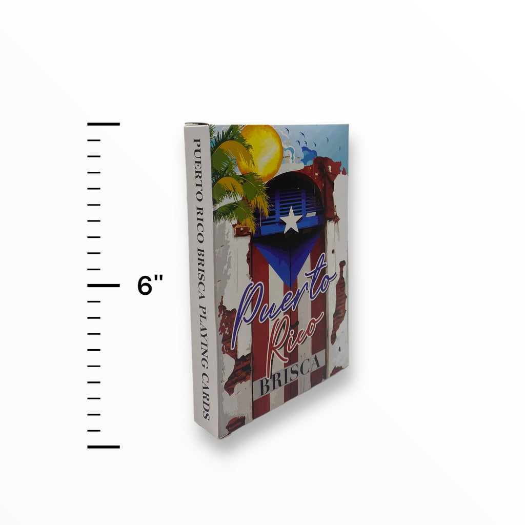 Puerto Rico Souvenirs - Briscas Size LARGE