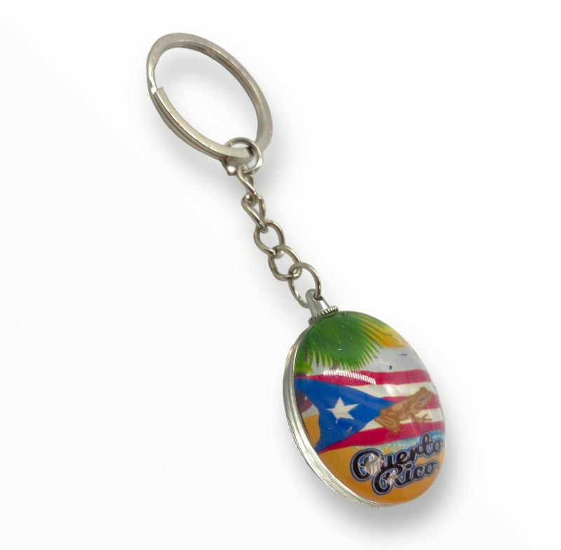 Souvenirs de Puerto Rico - Llaveros Redondos (Variedad)