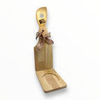 Artesanía en Madera - Set Tostonera y Cuchara B (Puerto Rico/Navidad)