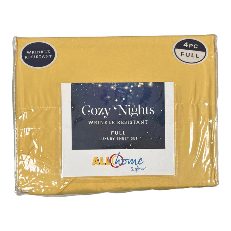 Cozy Nights - Luxury Sheet Set (Full)