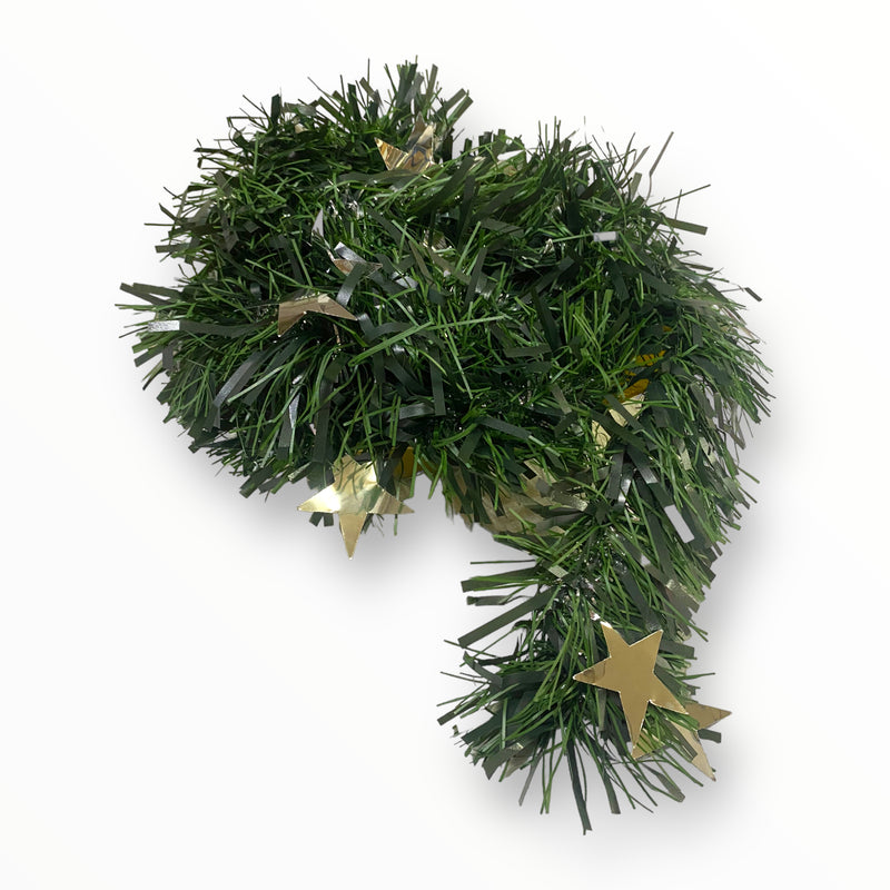 Santa's Galaxy - 9ft Die Cut Pine Garland / Guirnalda de Pino (Estrellas)